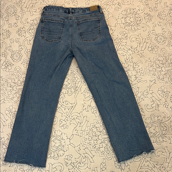 American Eagle Outfitters Women's Strigid Curvy High Waisted Stovepipe Jeans - Picture 6 of 10